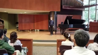 Byron (13 yrs old) plays Bach Prelude in E Minor, BWV 938