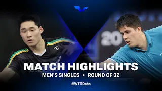 Jang Woojin vs Olah Benedek | WTT Star Contender Doha 2021 | MS |  R32