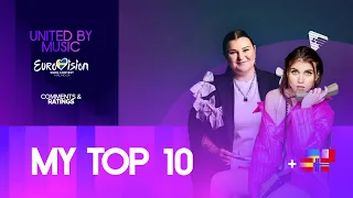 Eurovision 2024: My Top 10 - Comments & Ratings (New: 🇺🇦🇳🇴🇪🇸🇲🇹)