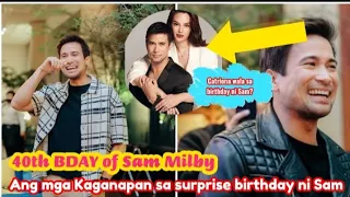 40th Birthday surprise for Sam Milby, Catriona Gray no show? Watch [FULL VIDEO]