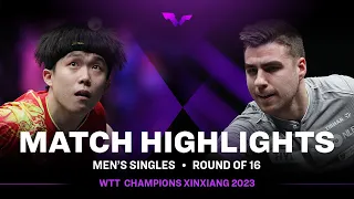 Darko Jorgic vs Wang Chuqin | MS R16 | WTT Champions Xinxiang 2023