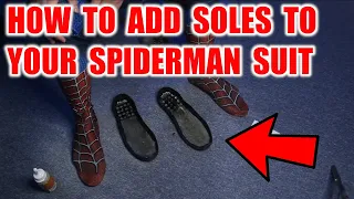 How to add soles to your Spiderman cosplay suit