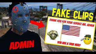 Wasting Admin's Time With Fake Clips | GTA 5 RP Trolling