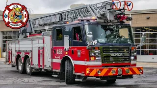 Pointe-Claire | *MAJOR RESPONSE* Montréal Fire Trucks Responding in Huge Convoy to Emergency Call