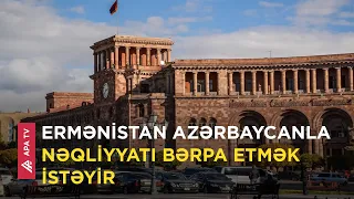 Ararat Mirzoyan Azərbaycan və Türkiyə ilə nəqliyyat kommunikasiyalarının açılmasından danışdı–APA TV