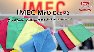 IMEC MFD Duo 40 Microfiber Cleaning Cloth - Great for Everyday Cleaning