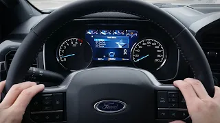 2022-2023 F150 XLT Steering Wheel and Cluster | F150 Technology