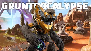 Legendary Gruntpocalypse Firefight Gameplay - Halo Infinite