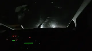VR180 Insane rain in thunderstorm
