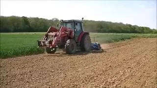 Semis de maïs / Massey Ferguson 6120 & Monosem  2016