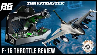 F-16 Viper TQS Throttle by Thrustmaster | Review + Flight Test