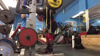 Wrapless Squat Doubles Up To 727 lbs (330 kgs)