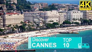 Cannes French Riviera 4K - 10 Things to do - Old Town, Beach, Port, Fireworks