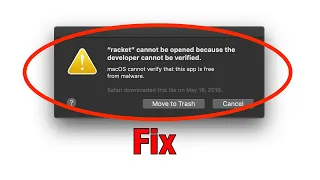 App Cannot Be Opened Because The Developer Cannot Be Verified