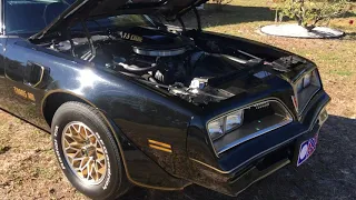 Engine video of my 1977 Trans AM