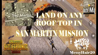 How to land on any rooftop San Martin Miramar on PUBG Mobile