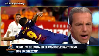 Cristóbal Soria 'EXPLOTA': "Si estoy YO EN EL CAMPO, el Barça NO EMPATA el partido"