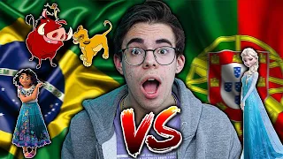 PORTUGAL vs. BRASIL - MÚSICAS DA DISNEY!!!