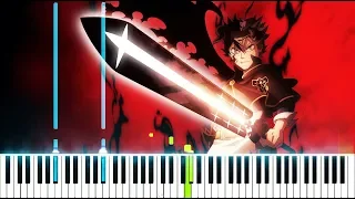 [Black Clover OP 5] "Gamushara" - Miyuna (Synthesia Piano Tutorial)