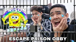 PENAT NAK LARI KELUAR PENJARA 😭 ESCAPE PRISON OBBY 😂