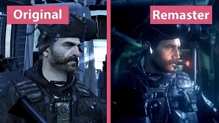 Call of Duty Modern Warfare – Mission Crew Expandable Remastered vs. Original Graphics Comparison