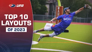 The MOST incredible layout catches of the 2023 season! | #ultimatefrisbee