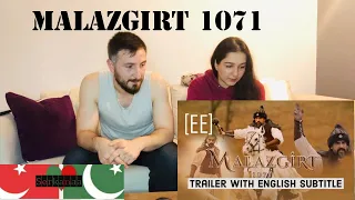 MIXED RACE COUPLE | PAKISTANI AND TURKISH | REACTION ON MALAZGIRT 1071 TRAILER