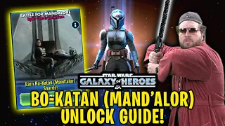 Bo-Katan (Mand'alor) Unlocked! | Battle for Mandalore Epic Confrontation Strategy Guide! | SWGoH