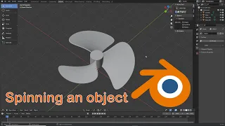 Blender Tutorial: Spin an object constantly