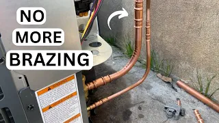 Brazing Is For Cavemen. THIS Is The Future Of HVAC Copper Connections. -RLS Crimping Tool-