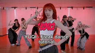 YUQI - Freak full dance mirrored slowed tutorial minakdance