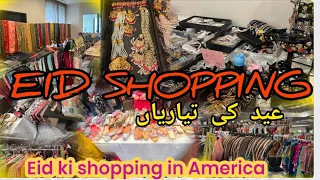Eid shopping festival eid bazaar 2024 affordable hai ke nahi usa vlog  #ramadan #eidshopping2024