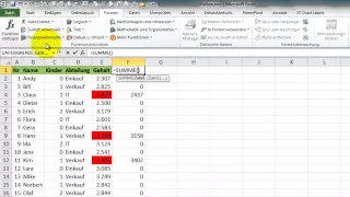 Excel # 242 - Zellfarben in Formeln berücksichtigen - ZELLE.ZUORDNEN