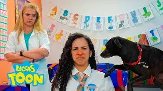 GANHEI UM CACHORRO E LEVEI PRA SALA DE AULA !!!