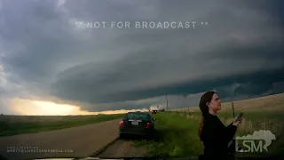5-18-23 Amarillo, TX - Amazing Supercell Timelapse and Dash Cam