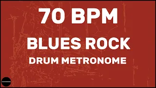 Blues Rock | Drum Metronome Loop | 70 BPM