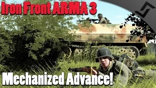 Iron Front ARMA 3 - Mechanized Advance! - Multiplayer FT-2 Game Mode 1944 IFA3