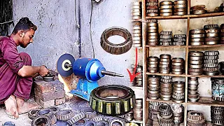Truck Bearing Repairing Process With MR WORKS | Restoration Of Tapered Roller Bearing!!