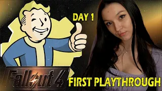 Fallout 4 First Playthrough! | Day 1 | Gameplay