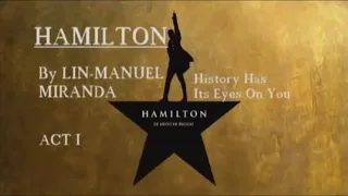 The Hamilton Soundtrack but only Alexandar Hamilton's lines