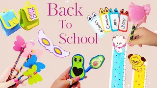 DIY school supplies ideas/  Back to school hacks/  DIY cute stationery