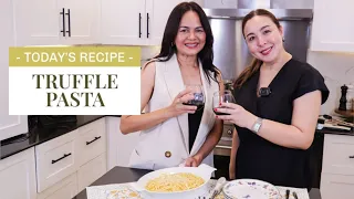 Easy Truffle Pasta Recipe with my friend May | Marjorie Barretto