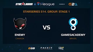 Enemy vs Games Academy - Map 2 - Cache (SL i-League StarSeries XIV)