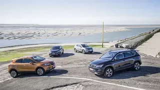 Seat Ateca vs Honda HR-V vs Opel Mokka X vs Nissan Qashqai