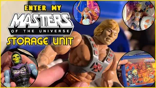 Masters of the Universe Storage Unit of He-Man Toys!