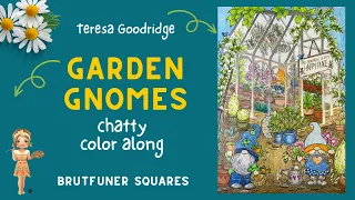 Garden Gnomes Color Chatty Along