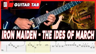 【IRON MAIDEN】[ The Ides Of March ] cover by Masuka | LESSON | GUITAR TAB