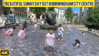 Beautiful Sunny Day Out in Birmingham City Centre