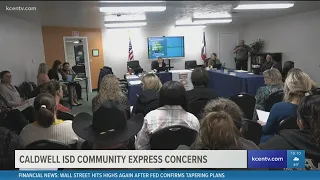Caldwell ISD community express concerns