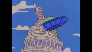 The Presidential Candidates Are Aliens - The Simpsons